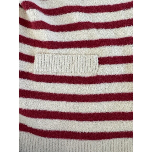 Anthropologie x NVLT Striped Knit Sweater Fisherman Coastal Cardigan Cozy Size S - Picture 8 of 11